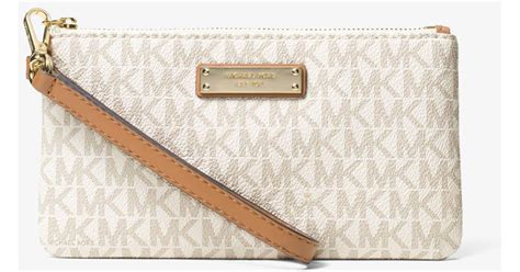 michael kors medium jet set wristlet|jet set crossover wristlet.